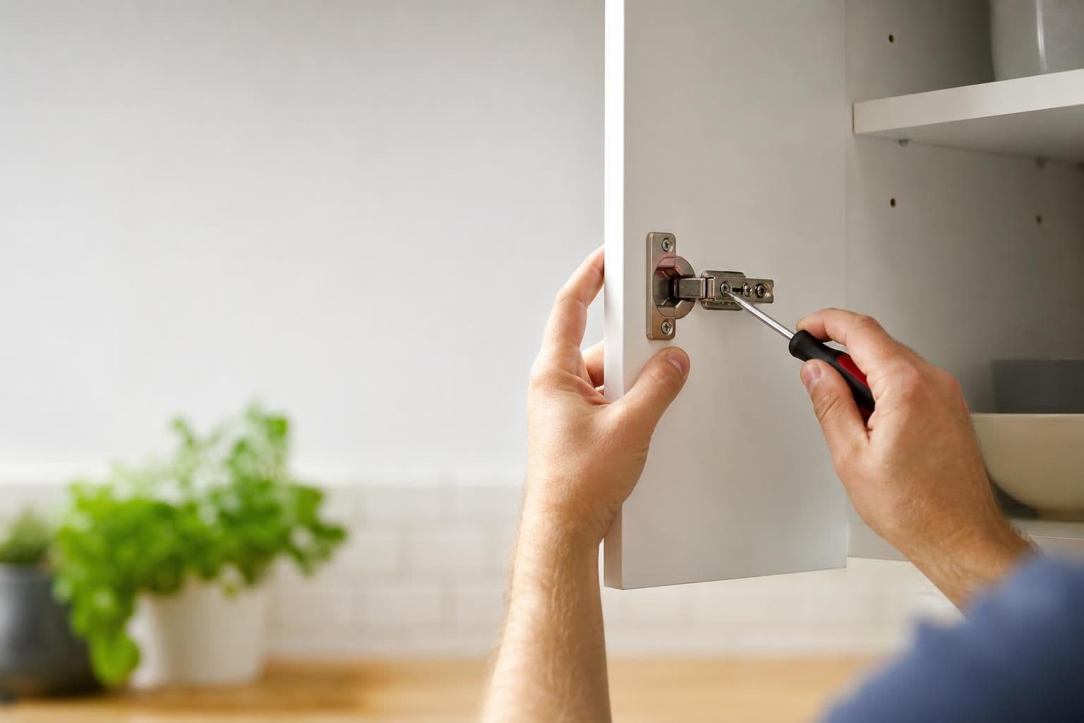 How to Fix a Cabinet Door That Won't Close Properly